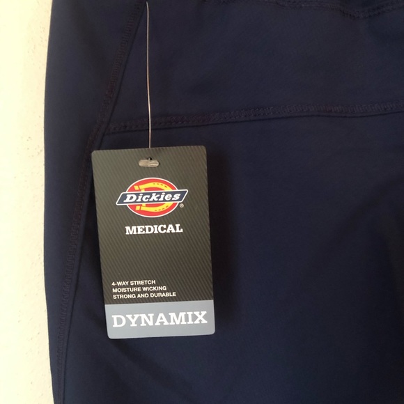 Dickies Dynamix Women Scrub Pants Navy PETITE - Picture 11 of 13